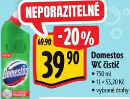 Albert DOMESTOS WC čistič nabídka