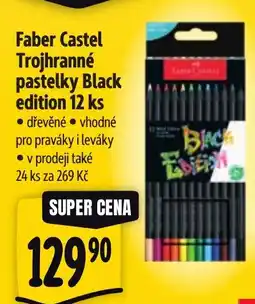 Albert Faber Castel Trojhranné pastelky Black edition nabídka