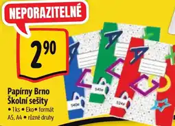 Albert Papírny Brno Školní sešity nabídka