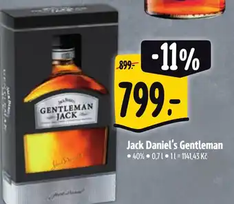 Albert JACK DANIEL'S Gentleman nabídka