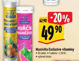 Albert MAXIVITA Exclusive vitaminy nabídka