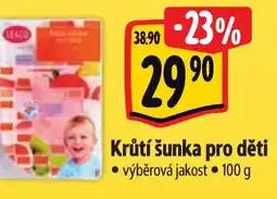 Albert Krůtí šunka pro děti nabídka