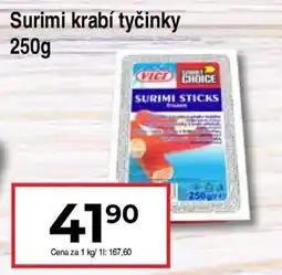 Hruška Surimi krabí tyčinky nabídka