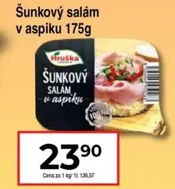 Hruška Šunkový salám v aspiku nabídka