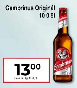 Hruška GAMBRINUS Originál 10 nabídka