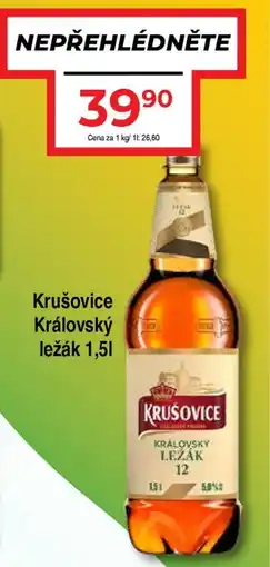 Hruška KRUŠOVICE Královský ležák nabídka