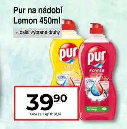 Hruška PUR na nádobí Lemon nabídka