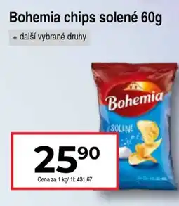Hruška BOHEMIA chips solené nabídka