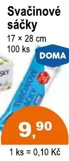 COOP DISKONT DOMA Svačinové sáčky nabídka