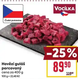 Billa Hovězí guláš porcovaný nabídka