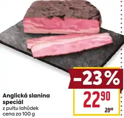 Billa Anglická slanina speciál nabídka
