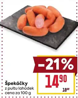 Billa Špekáčky nabídka