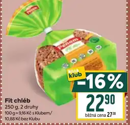 Billa Fit chléb nabídka