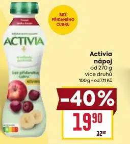 Billa ACTIVIA napoj nabídka