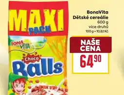 Billa BONAVITA Dětské cereálie nabídka
