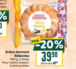 Billa Srdce domova Bábovka nabídka