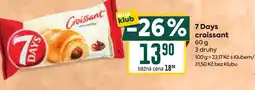 Billa 7 DAYS Croissant nabídka