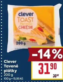 Billa CLEVER Tavené plátky nabídka