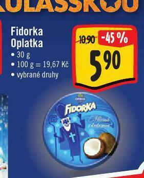 Jip Fidorka oplatka nabídka
