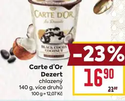 Billa CARTE D'OR Dezert nabídka