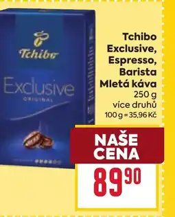 Billa TCHIBO Exclusive, Espresso, Barista Mletá káva nabídka
