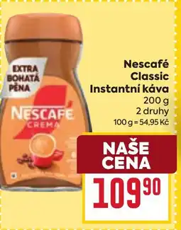 Billa NESCAFE Classic Instantní káva nabídka