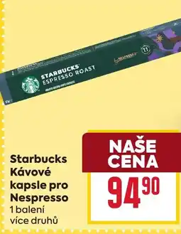 Billa STARBUCKS Κάνονέ kapsle pro Nespresso nabídka