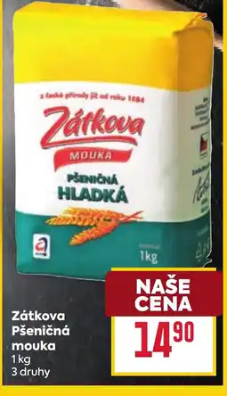Billa Zátkova Pšeničná mouka nabídka