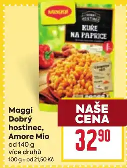 Billa MAGGI Dobrý hostinec, Amore Mio nabídka