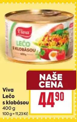 Billa VIVA Lečo s klobásou nabídka