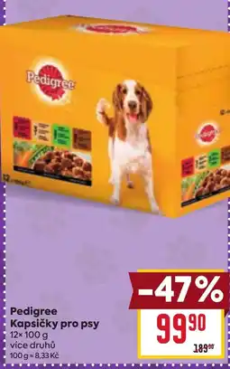 Billa PEDIGREE Kapsičky pro psy nabídka