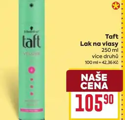 Billa TAFT Lak na vlasy nabídka