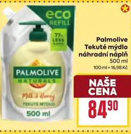Billa PALMOLIVE Tekuté mýdlo náhradní náplň nabídka