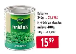 Qanto ESSA Hrášek ve slaném nálevu nabídka