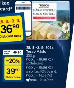 Tesco TESCO Máslo nabídka