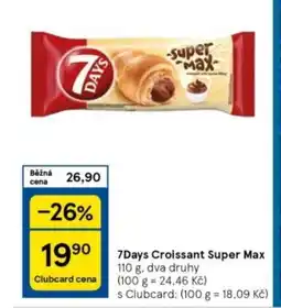 Tesco 7DAYS Croissant Super Max nabídka