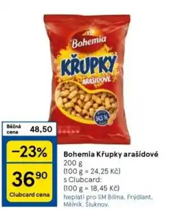 Tesco BOHEMIA Křupky Arašídové nabídka