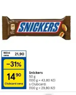 Tesco SNICKERS nabídka
