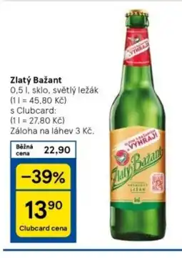 Tesco Zlatý Bažant nabídka