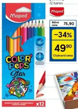 Tesco MAPED Color Peps Trojhranné pastelky nabídka