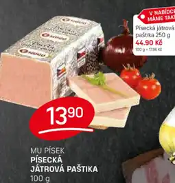 Flop MU PÍSEK Písecká Játrová Paštika nabídka