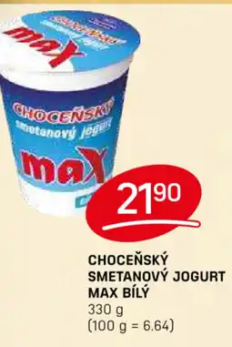 Flop CHOCEŇSKÝ Smetanový Jogurt Max Bílý nabídka