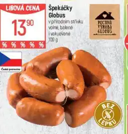 Globus Špekáčky Globus nabídka