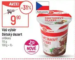 Globus Váš výběr Dětský dezert nabídka