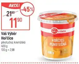 Globus Váš Výběr Hořčice nabídka