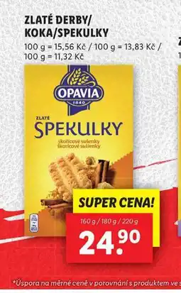 Lidl Zlaté derby / koka / spekulky nabídka