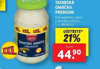 Lidl Tatarská omáčka premium nabídka