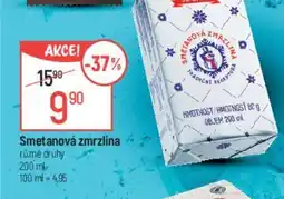 Globus Smetanová Zmrzlina nabídka