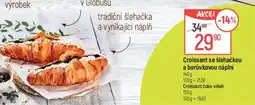 Globus Croissant se šlehačkou a Borůvkovou náplní nabídka