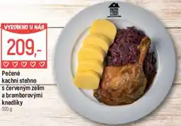 Globus Pečené Kachní Stehno s červeným Zelím a Bramborovými Knedlíky nabídka